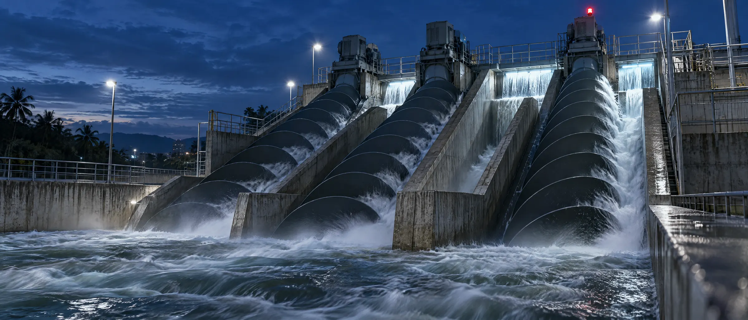 Archimedean screw pumps