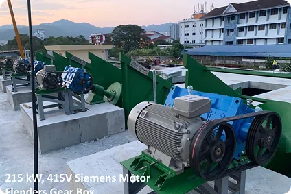 Bayan Baru — Archimedean screw pumps