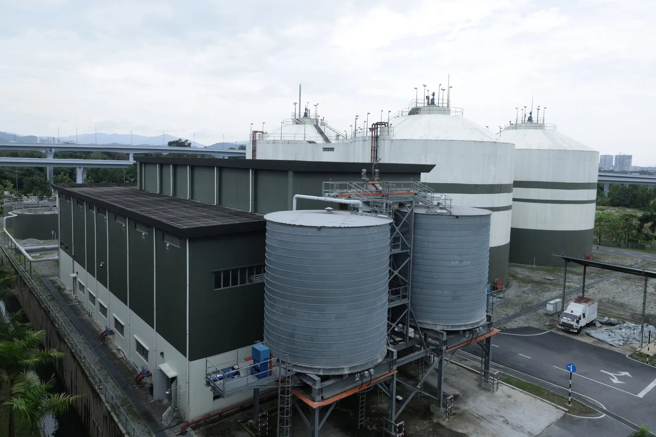 Langat Wastewater Treatment Plant — Archimedean screw pumps