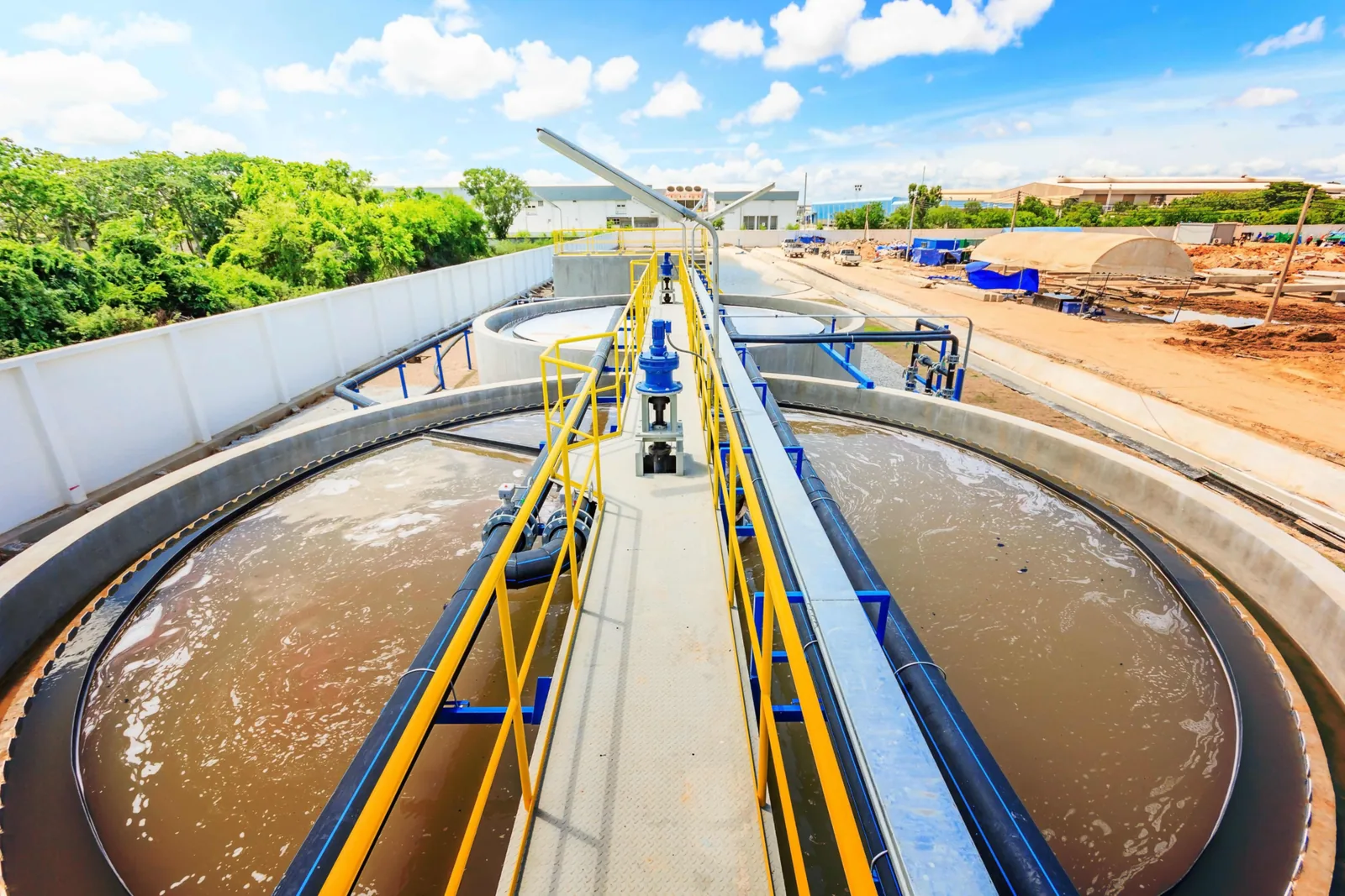 Semarang City Treatment Plant clarifier